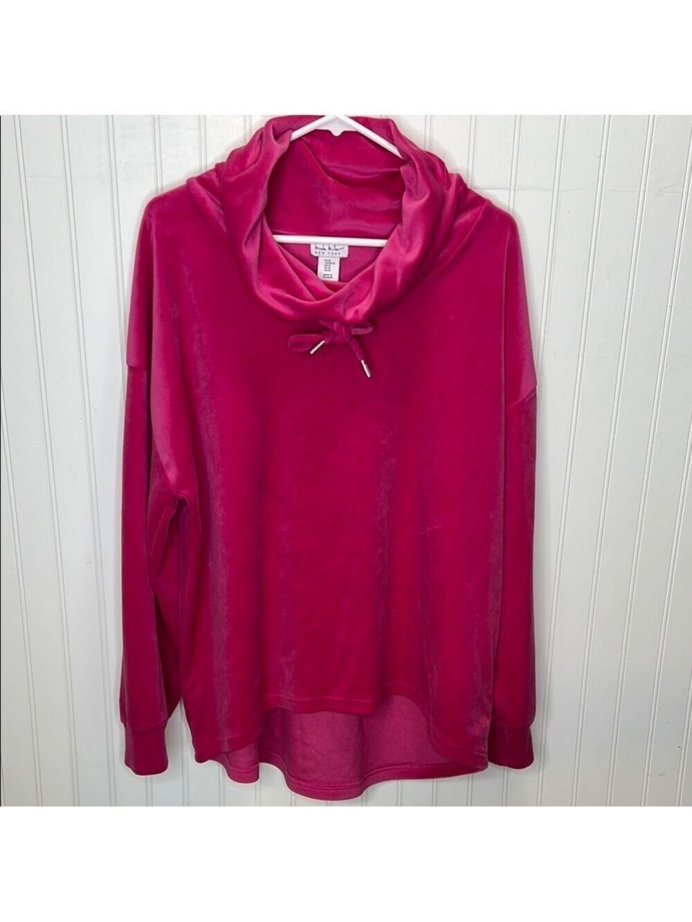 Nicole Miller Pink Cowl Neck Size XL